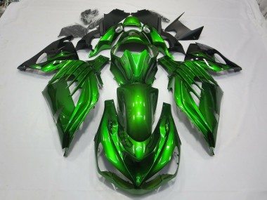 Shop Green Black Kawasaki ZX14R Motorcycle Fairings 12-19