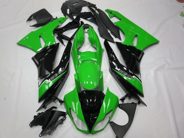 Shop Green Black Kawasaki ZX6R Motorcycle Fairings 09-12