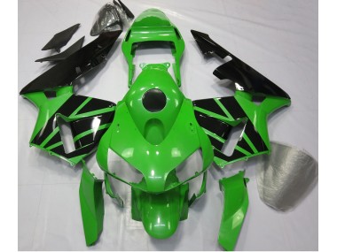 Shop Green Black No Decals Honda CBR600RR Motorcycle Fairings 03-04