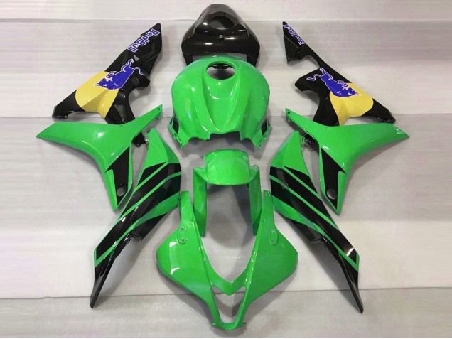 Shop Green & Blue Bull Honda CBR600RR Motorcycle Fairings 07-08