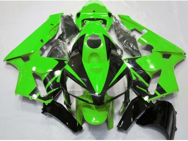 Shop Green & Gloss Black Design Honda CBR600RR Motorcycle Fairings 05-06