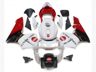 Shop Konica Red Honda CBR600RR Motorcycle Fairings 03-04