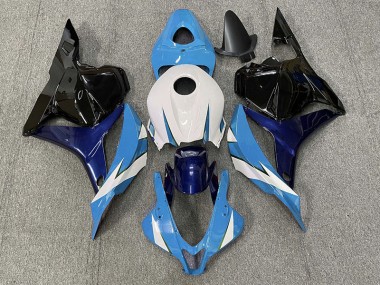 Shop Light Blue and White Honda CBR600RR Motorcycle Fairings 09-12