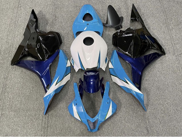 Shop Light Blue and White Honda CBR600RR Motorcycle Fairings 09-12