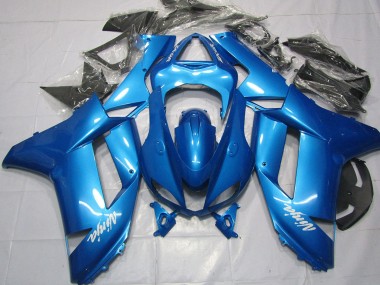 Shop Light Blue Kawasaki ZX6R Motorcycle Fairings 07-08