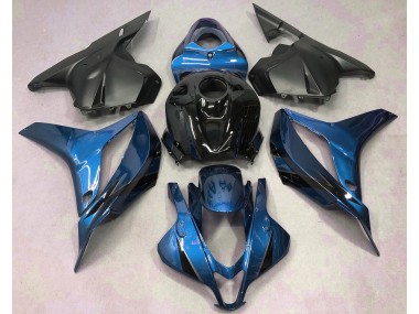 Shop Light Blue with Black Honda CBR600RR Motorcycle Fairings 09-12