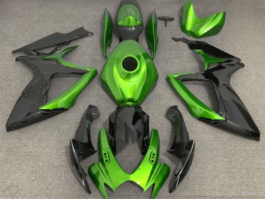 Shop Light Green and Black Suzuki GSXR750 Motorcycle Fairings 06-07