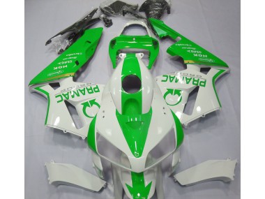 Shop Light Green and White Pramac Honda CBR600RR Motorcycle Fairings 05-06