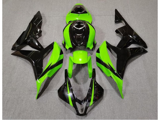 Shop Lime Green and Black Honda CBR600RR Motorcycle Fairings 07-08