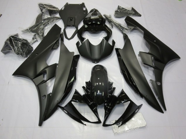 Shop Matte and Gloss Black Yamaha R6 Motorcycle Fairings 06-07