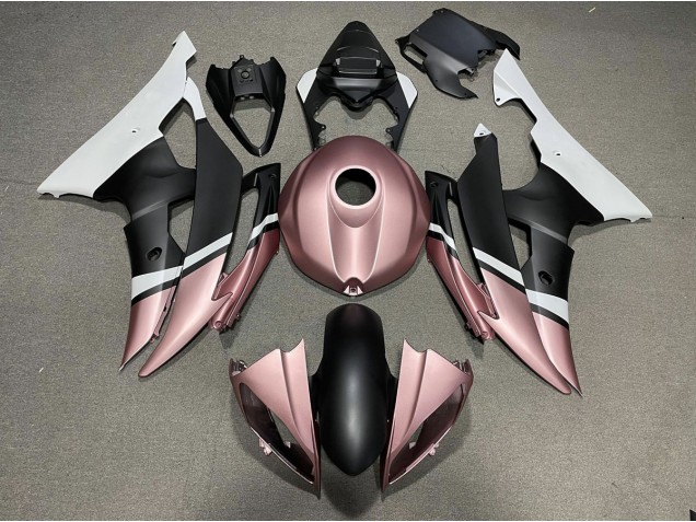 Shop Matte Black and Rose Gold Yamaha R6 Motorcycle Fairings 08-16