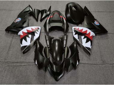 Shop Matte Black Betty Bomber Kawasaki ZX10R Motorcycle Fairings 04-05