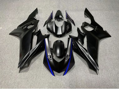 Shop Matte Black & Blue Accents Yamaha R6 Motorcycle Fairings 17-19