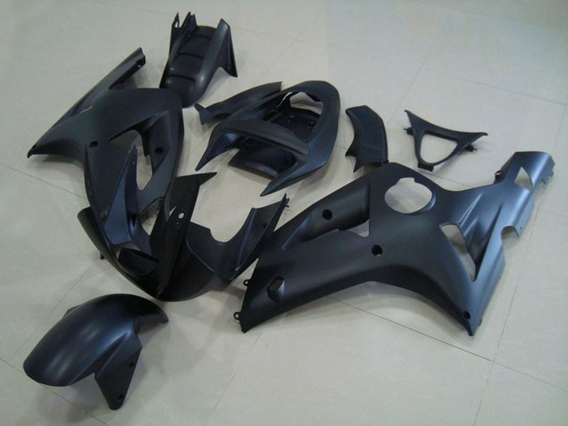 Shop Matte Black Kawasaki ZX6R Motorcycle Fairings 03-04