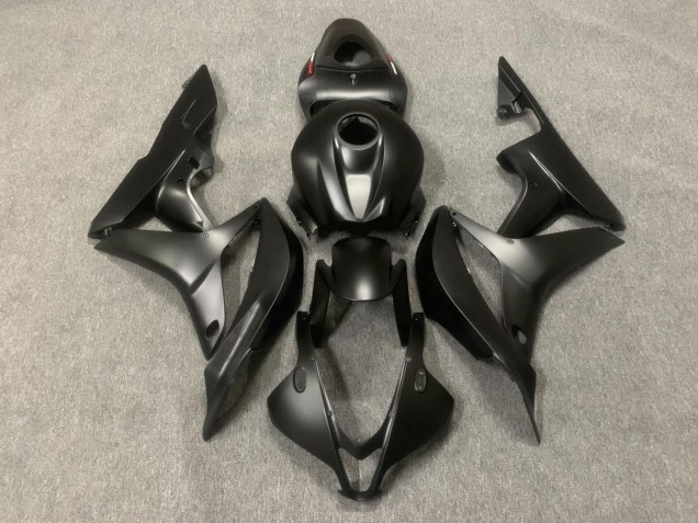 Shop Matte Black & Logos Honda CBR600RR Motorcycle Fairings 07-08