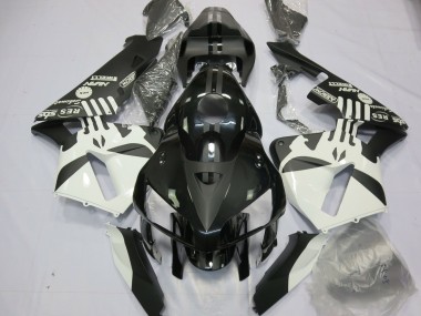 Shop Matte Black & Puisher Logos Honda CBR600RR Motorcycle Fairings 05-06