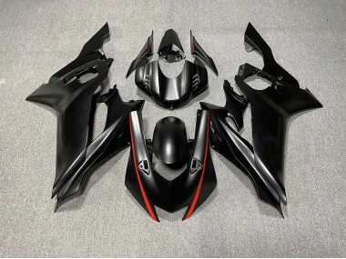 Shop Matte Black & Red Accents Yamaha R6 Motorcycle Fairings 17-19