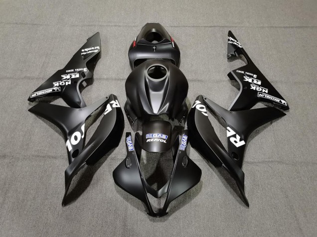 Shop Matte Black Repsol Honda CBR600RR Motorcycle Fairings 07-08