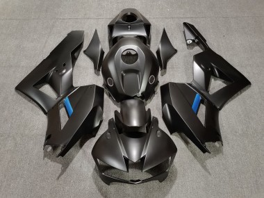 Shop Matte Black w Blue Honda CBR600RR Motorcycle Fairings 13-20