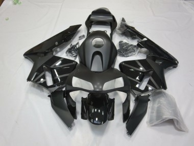 Shop Matte Black With Logos Honda CBR600RR Motorcycle Fairings 03-04