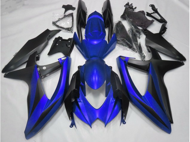 Shop Matte Blue No R Suzuki GSXR750 Motorcycle Fairings 08-10