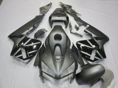 Shop Matte Grey & Black Honda CBR600RR Motorcycle Fairings 05-06