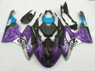 Shop Matte Purple and Blue BMW S1000RR Motorcycle Fairings 09-18