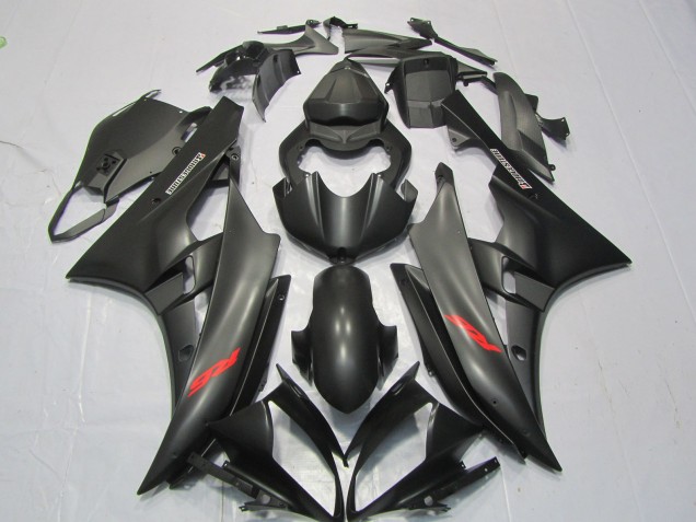 Shop Matte Red Decal Yamaha R6 Motorcycle Fairings 06-07