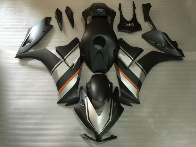 Shop Matte Silver and Black Honda CBR1000RR Motorcycle Fairings 12-16