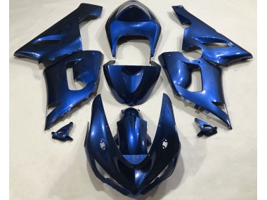 Shop Metallic Blue Kawasaki ZX6R Motorcycle Fairings 05-06