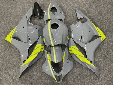 Shop Nardo Grey and High Viz Yellow Honda CBR600RR Motorcycle Fairings 09-12