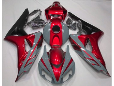 Shop Nardo Grey and Red Honda CBR1000RR Motorcycle Fairings 06-07