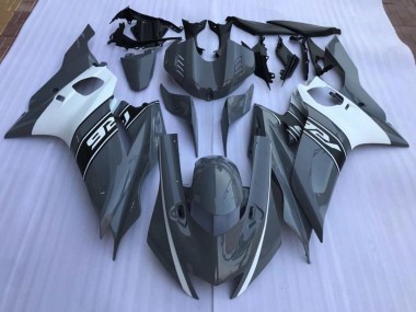 Shop Nardo Grey and White Yamaha R6 Motorcycle Fairings 17-19