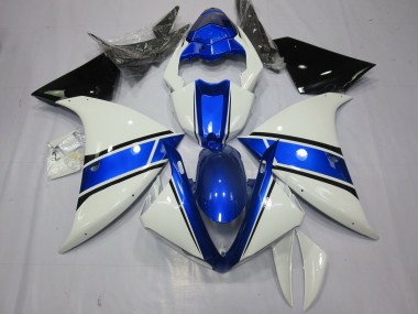 Shop OEM Style Blue White Yamaha R1 Motorcycle Fairings 09-12