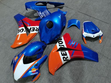 Shop Pearl Blue Repsol Style Honda CBR1000RR Motorcycle Fairings 08-11