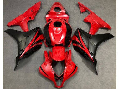 Shop Pearl Red & Black Honda CBR600RR Motorcycle Fairings 07-08