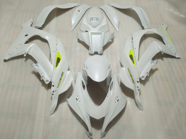 Shop Pearl White Kawasaki ZX10R Motorcycle Fairings 16-19