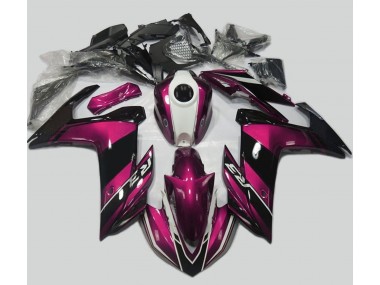 Shop Pink and Gloss Black Yamaha R3 Motorcycle Fairings 15-18