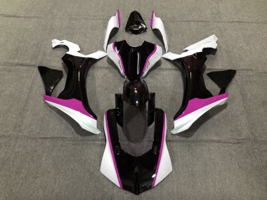 Shop Pink Black and White Yamaha R1 Motorcycle Fairings 15-19