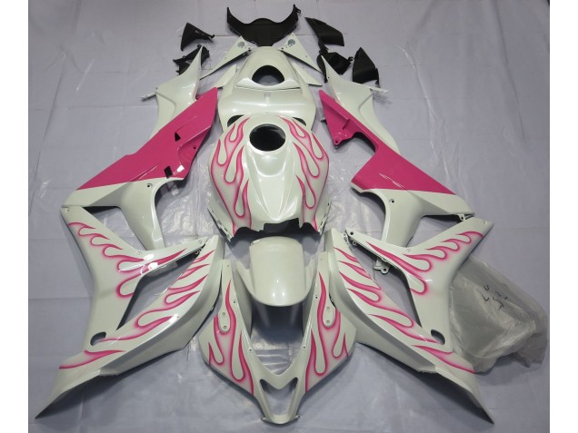 Shop Pink Flame Honda CBR600RR Motorcycle Fairings 07-08