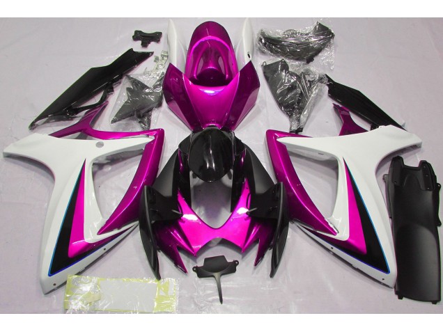 Shop Pink & White Suzuki GSXR750 Motorcycle Fairings 06-07