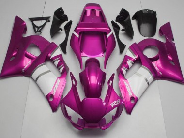 Shop Pink & White Yamaha R6 Motorcycle Fairings 98-02