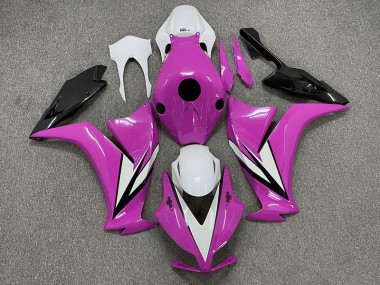 Shop Pink with White Honda CBR1000RR Motorcycle Fairings 12-16