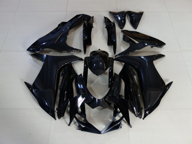 Shop Plain Gloss Black Suzuki GSXR750 Motorcycle Fairings 11-20