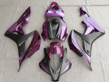 Shop Purple and Matte Black Honda CBR600RR Motorcycle Fairings 07-08