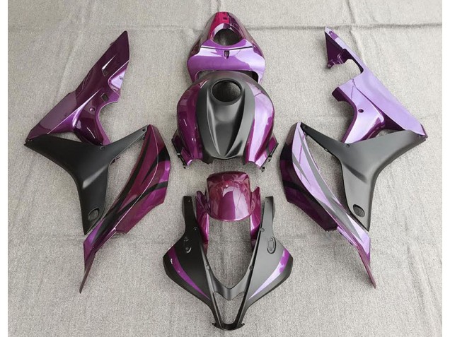 Shop Purple and Matte Black Honda CBR600RR Motorcycle Fairings 07-08