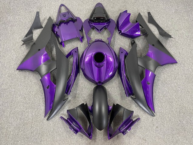 Shop Purple and Matte Black Yamaha R6 Motorcycle Fairings 08-16