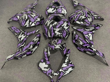 Shop Purple and Silver Camo Honda CBR600RR Motorcycle Fairings 09-12