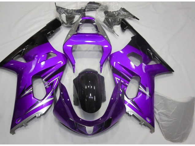 Shop Purple and Silver Suzuki GSXR750 Motorcycle Fairings 01-03