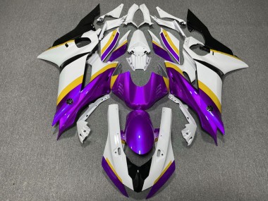 Shop Purple and Yellow Gloss Yamaha R6 Motorcycle Fairings 17-19